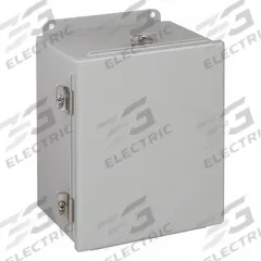 HOFFMAN Enclosure: Steel, 12 in x 10 in x 5 in, NEMA 12/13/4, Solid Cover, Hinged (MPN A1210CHNF). Key specifications — Closure Method: Clamps; Brand: HOFFMAN; Knockouts: Not Included.
