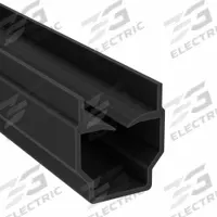 T-Slot Cover: 30 Series, Metric, 2 m x 10 mm x 9 mm, Black, Plastic, Dust Cover, Matte, Single (MPN 14193). Key specifications — Finish: Matte; Product Type: T-Slot Cover; Material: Plastic; Includes Fasteners: No; Manufacturer Part Number: 14193; Cover Type: Dust Cover; Brand: 80/20; System of Measurement: Metric.