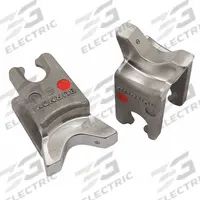 BURNDY Upper and Lower Crimping Die: 300 to 750 kcmil Copper Lug, YA/YS, 1 Sizes, Copper (MPN W31RT). Key specifications — attr511073: YS; attr511072: Copper; attr473934: BURNDY; attr511069: Red; attr542116: 300 to 750 kcmil Copper Lug; attr511067: PAT600.