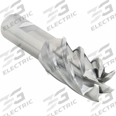 CLEVELAND Square End Mill: High Speed Steel, 6 Flute, 1-1/4" Mill Dia, 1-3/8" LOC - General Purpose High-Speed Steel Square End Mills