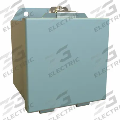 HAMMOND Enclosure: Steel, 4 in x 4 in x 4 in, NEMA 12/13/3R/4, Solid Cover - Steel Washdown Enclosures