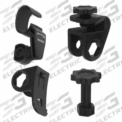 NIGHTSTICK Flashlight Mount: Glass-Filled Nylon Polymer, Black - Helmet & Head Mounts