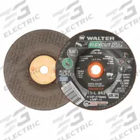 WALTER SURFACE TECHNOLOGIES Depressed Center Grinding Wheel: Type 29, 4 1/2" x 1/8" x 5/8"-11 (MPN 15L843). Key specifications — Series: Flexcut Mill Scale; Brand: WALTER SURFACE TECHNOLOGIES.