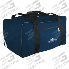 IRON DUCK Gear Bag: 23 in L x 16 in W x 12 in D, Nylon, Blue, 11-20 in/30+ in, 11-20 in (MPN 33031-NB). Key specifications — Color: Blue; Closure Type: Zipper; Features: C-Collars; Brand: IRON DUCK.