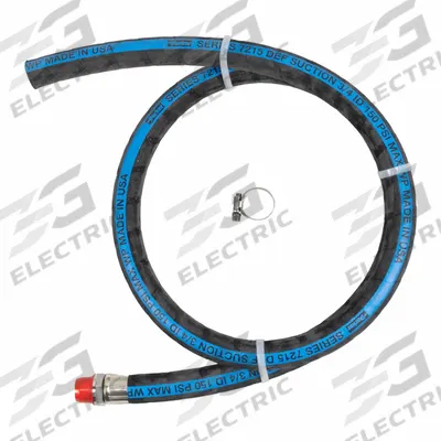 FILL-RITE Suction Hose: Suction, 8 ft Hose Lg, 3/4 in Hose Outside Dia, Neoprene - Suction Hoses for DEF Transfer Pumps