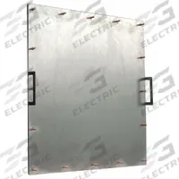 Duct Access Door: 23 in x 23 in, 16 ga, Steel, Thumbscrews, 2,300°F Max Temp Rating (MPN 6EJA9). Key specifications — Brand: FLAME GARD; Material: Steel; For Duct Shape: Rectangular.