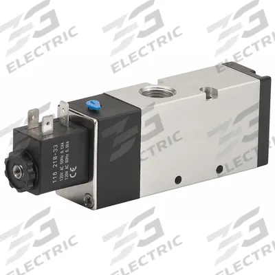 ARO Solenoid Air Control Valve: MaxAir, Three-Way / Two-Position, 120V AC - ARO MaxAir Series Solenoid-Operated Inline Air Control Valves