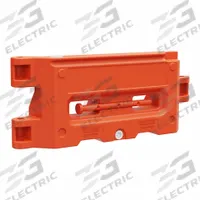 PLASTICADE Traffic Barrier: 32 in Overall Ht, 79 in x 32 in, Engineer, Reflective, 79 in Beam Wd (MPN HYD-O-EGLR-KIT). Key specifications — Color: Orange; Includes: Connector Pin; Manufacturer Part Number: HYD-O-EGLR-KIT; Brand: PLASTICADE; Accepts Light: Yes; Body Material: MDPE; Style: Vehicle Barrier.