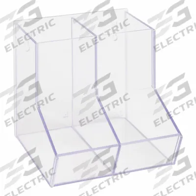 POLTEX Lab Bulk Bin: 8 1/2 in Overall Wd, 8 3/8 in Overall Ht, 8 3/4 in Overall Lg - Lab Storage Bins