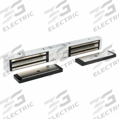 DYNALOCK Electromagnetic Lock: 22 in Lg, 1 1/2 in Wd - Double-Door Magnetic Locks