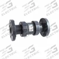 HAYWARD Check Valve: Ball, Inline Valve Body, CPVC, 1 in Pipe Size, Flange x Flange, For Water Media (MPN TC20100F). Key specifications — Ball Material: CPVC; Brand: HAYWARD.