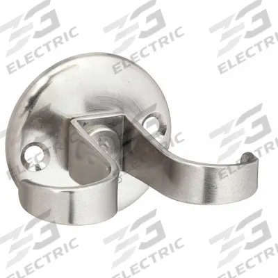 SUGATSUNE Hook: Screw, 6 1/2 lb Wt Capacity, 2 Points per Hook, Silver - Wall Mount Utility Hooks