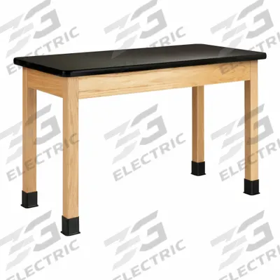DIVERSIFIED SPACES Plain Apron Table: 36 in Overall Wd, 30 in Overall Ht, 5 ft Overall Lg - Fixed-Height Laminate Surfaced Lab Tables