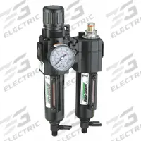 SPEEDAIRE Filter/Regulator/Lubricator: 1/4 in NPT, 51 cfm, 250 psi Max Op Pressure, 40 micron (MPN 7D684). Key specifications — attr109524: SPEEDAIRE.
