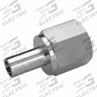 HAM-LET Compression Fitting Adapter: 3/8 in OD x 3/8 in Pipe Fitting Size - Double-Ferrule Stainless Steel Fittings