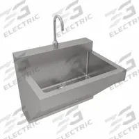 JUST MANUFACTURING Scrub Sink: 1 Stations, 26 in Overall Ht, 30 in Overall Lg, 23 in Overall Wd (MPN J7701S-J). Key specifications — Brand: JUST MANUFACTURING.