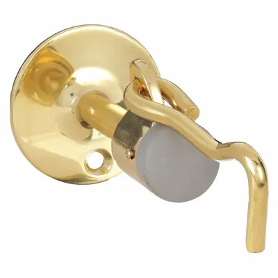 OEM Hook-Style Door Holder: Door - Mounted, 2 1/4 in Wd, 2 1/4 in Overall Ht - Hook-Style Door Holders