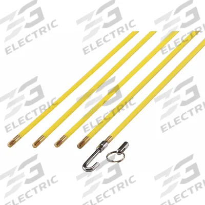WESTWARD Fish Stick: 1/4 in Rod Dia, 24 ft, Bullet Nose/Single Hook End - Standard Fish Sticks