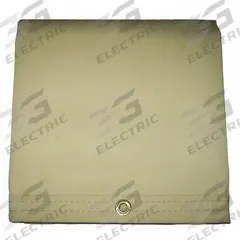 MAURITZON Tarp: 19.5 ft Lg, 9.33 ft Wd, Heavy Duty, 20 mil, Vinyl, Tan, 14.5 oz/sq yd, Waterproof (MPN IHT-10-1020). Key specifications — Color: Tan; Brand: MAURITZON; Resistance Properties: Flame Retardant.