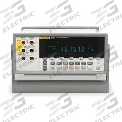 FLUKE Bench Digital Multimeter: CAT I 1000V/CAT I 600V, 10 A AC Current Measurement - Max (MPN Fluke-8808A/SU 120V). Key specifications — Brand: FLUKE; Instrument Counts: 55,000; Calibration Certificate Included: Included.