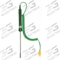 APPROVED VENDOR Air Temperature Probe: -58°F to 1,652°F /-50°C to 900°C, 6.41 in Probe Lg, Type K (MPN 4JPN6). Key specifications — Brand: APPROVED VENDOR; Handle Type: Straight.