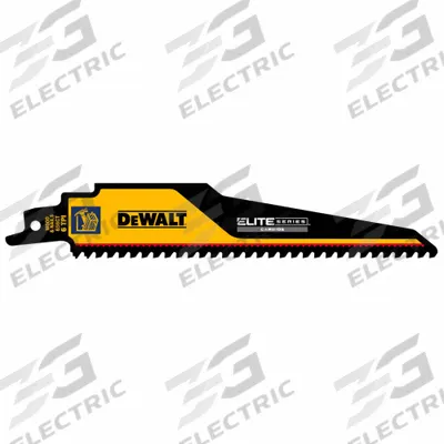 DEWALT Reciprocating Saw Blade: 6 Teeth per Inch, 6 in Blade Lg, 0.05 in Blade Thick - Thick-Metal-Cutting Blades