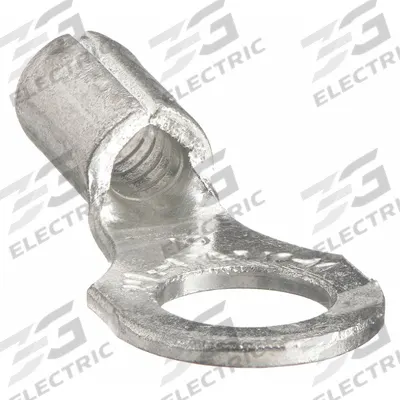 STA-KON Ring Terminal: Bare, #4 Stud Size, 18 AWG to 14 AWG Wire Sizes - Non-Insulated Ring Terminals