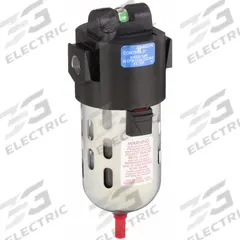 JOHNSON CONTROLS Pneumatic Oil Filter: Coalescing, 3/8 in NPT, 0.025 micron, 20 cfm, Plastic Bowl (MPN A-4000-1049). Key specifications — attr110055: A-4000; attr110008: JOHNSON CONTROLS.