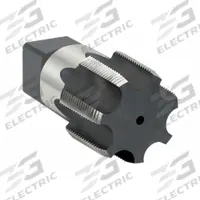 CLEVELAND Pipe and Conduit Thread Tap: 1 1/2"-11.5 NPT, 7 Flute, Semi-Bottoming Chamfer (MPN C64045)