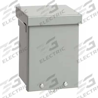 HOFFMAN Enclosure: Steel, 18 in x 12 in x 6 in, 3R, Solid Cover, Screw On, Included - Steel Enclosures with Screw-On Covers