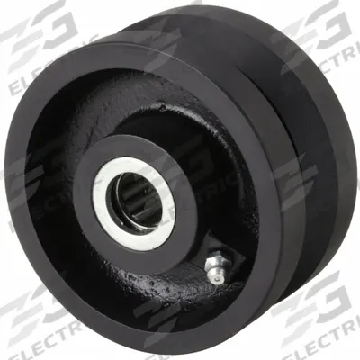 APPROVED VENDOR Track Wheel: 4 in Wheel Dia., 2 in Wheel Wd, 800 lb Load Capacity, Iron - V-Groove Track Wheels