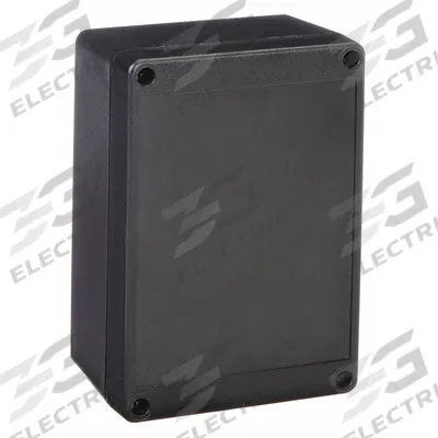 BOX ENCLOSURES Enclosure: Black, Polycarbonate, 3 in x 3 in x 2 in, NEMA 4 - Nonmetallic Enclosures
