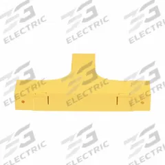 PANDUIT Horizontal Tee: Fiberrunner®, Yellow, ABS/Polycarbonate, For 2 in x 2 in Raceway Wd x Ht (MPN FT2X2LYL). Key specifications — attr1245979: PANDUIT.