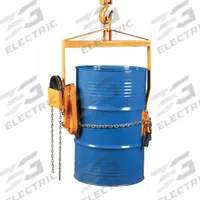 DAYTON Drum Lifter: For 55 gal Drum Capacity, Manual Tilt, Metal, 800 lb Wt Capacity, Body, Vertical (MPN 21VG38). Key specifications — attr1187536: Yellow; attr1187540: Manual Tilt; attr1187543: Metal; attr1187549: Body; attr1187550: Steel; attr1187565: DAYTON.
