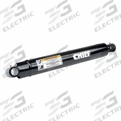 CHIEF Welded Hydraulic Cylinder: 2 in Bore Dia., 20 in Stroke Lg, 28 in Retracted Lg, 7,930 lb (MPN 207389). Key specifications — attr95618: Double Acting; attr98893: CHIEF.