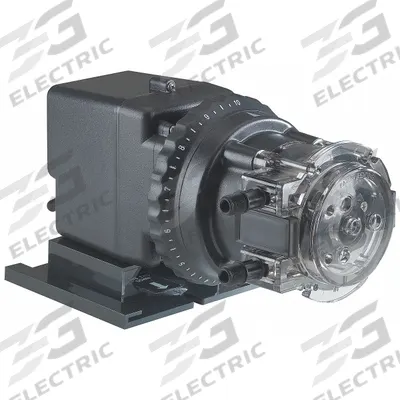 STENNER Peristaltic Chemical Metering Pump: 120V AC, 1/30 hp HP, 40 gpd Max. Flow Rate - Adjustable Flow Peristaltic Chemical Metering Pumps