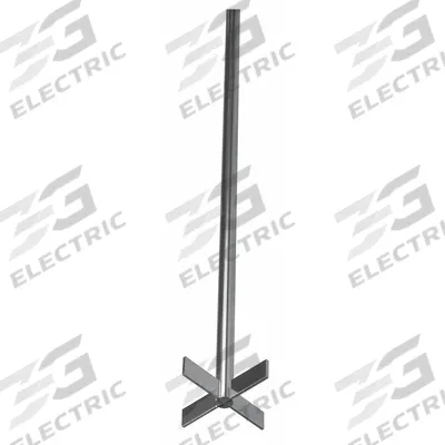 CAFRAMO Blade: Blade, BDC1850/BDC2002/BDC2010/BDC3030/BDC6015, Stainless Steel - Overhead Stirrer Impellers