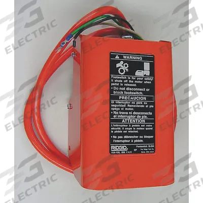 RIDGID Footswitch: For 300 Series Threaders - Ridgid Pipe Threading Parts
