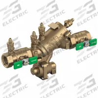 WILKINS Backflow Preventer: 975XL3, Std Configuration, Bronze, 3/4 in Pipe Size, MNPT, 33°F – 180°F (MPN 34-975XL3). Key specifications — Shut-Off Valve Type: Ball Valve; Connection Type: MNPT.