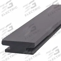 FENNER DRIVES Belt Guide: 10 ft Overall Lg, 0.39 in Overall Ht, 1.1 in Overall Wd, GR2002L120.00. Key specifications — Manufacturer Part Number: GR2002L120.00; Brand: FENNER DRIVES; For V-Belt Size: Flat; Bristle Color: Black; Component Type: UHMWPE Belt Guide.