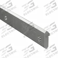 Track: 0, 18.5 in Overall Lg, 0.516 in Overall Wd, 0.153 in Overall Ht, Carbon Steel, 10 Rail Holes (MPN TDS0-185010). Key specifications — Brand: MINVEE; Size: 0; Nominal Rail Size: 0.