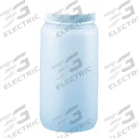 APPROVED VENDOR Reagent Bottle: LDPE, 2 L, 67 fl oz, Closure Included, White, 100-415 mm, Unlined (MPN 44YW75). Key specifications — Brand: APPROVED VENDOR; Graduated: No; Body Color: White.