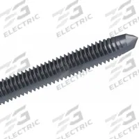 CHICAGO-LATROBE Straight Flute Hand Tap: #10-32 UNC, H3 / 2B, 2 Flute, Plug Chamfer (MPN 173143)