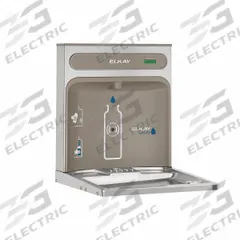 ELKAY Bottle Filler Retrofit Kit: Sensor, 18 7/8 in Ht, 17 7/8 in Wd, Stainless Steel, Gray, EMABF (MPN EMABFWS-RF). Key specifications — Compatible Product Type: EMABF; Brand: ELKAY; Includes: Basin With Drain Assembly.