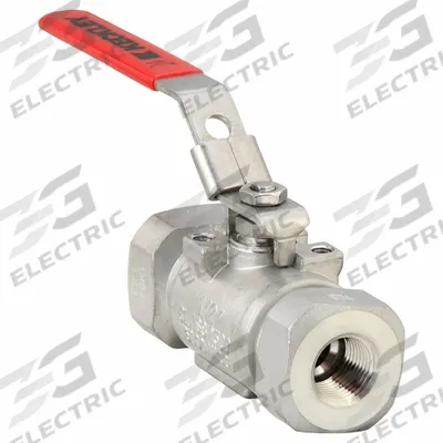 KECKLEY Manual Two-Way Ball Valve: 1/2 in, 316 Stainless Steel, Straight, FNPT x FNPT - Stainless Steel Ball Valves