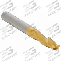 APPROVED VENDOR Square End Mill: Carbide, TiN Coated, 2 Flute, 5 mm Mill Dia, 16 mm LOC, 51 mm OAL (MPN 204-001351A)