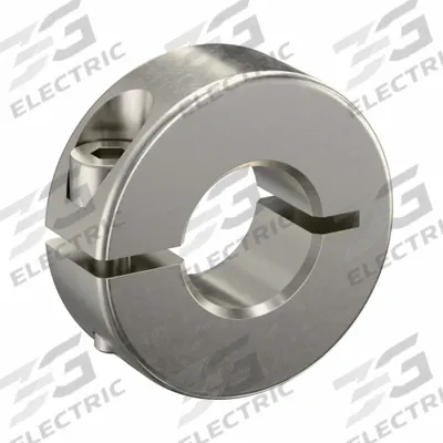 RULAND MANUFACTURING Shaft Collar: 1-Piece, Metric, Round, Clamp-On, 13 mm Bore Dia - Stainless Steel Shaft Collars