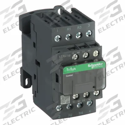 SCHNEIDER Magnetic Contactor: Non-Reversing, 4 Poles, 2NO/2NC Contacts, 40 A - Non-Reversing IEC Contactors