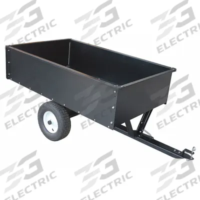 APPROVED VENDOR Trailer Cart: 2 Wheels, 18.4 cu ft Cubic Foot Capacity - Dump Carts & Trailers