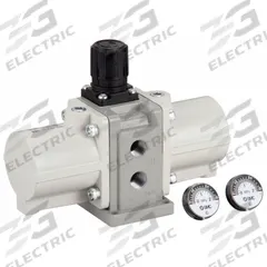 SMC Booster Regulator: 1/4 in, NPTF, 8.1 scfm, 290 psi Max Op Pressure, 122°F Max Op Temp (MPN VBA10A-T02G-Z). Key specifications — attr121912: Handle-Operated; attr121899: NPTF; attr158773: SMC.
